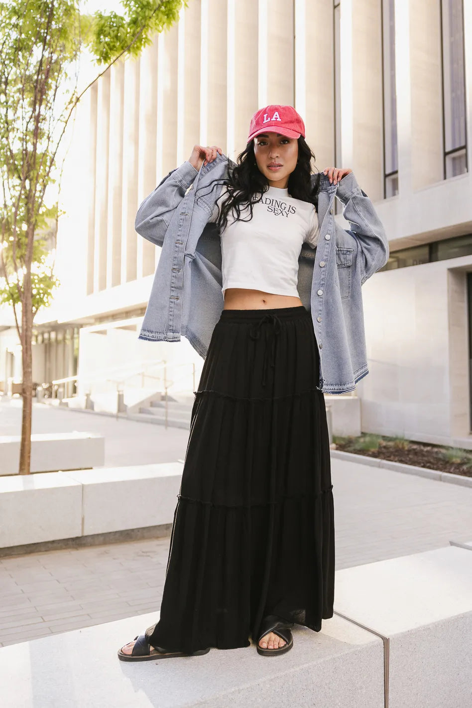 Out And About Denim Jacket - FINAL SALE