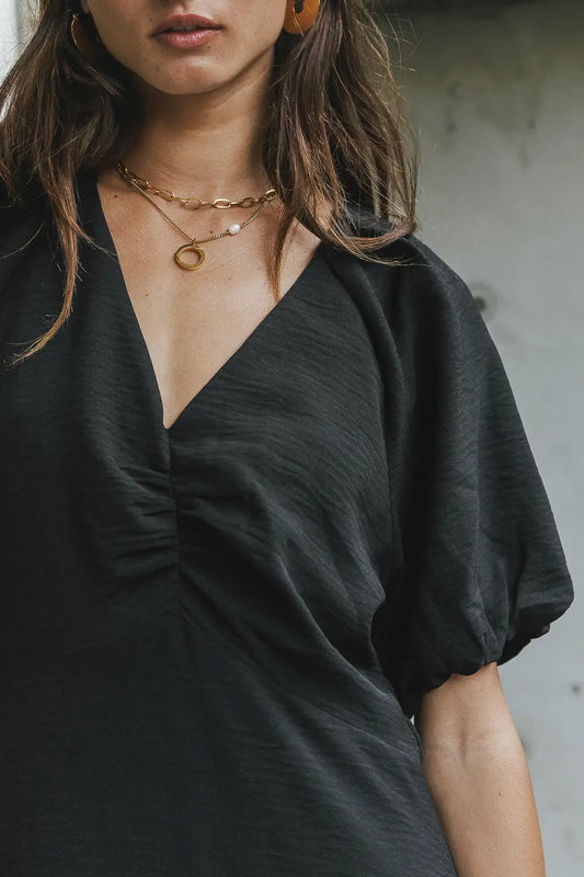 Maeve Midi Dress in Black - FINAL SALE