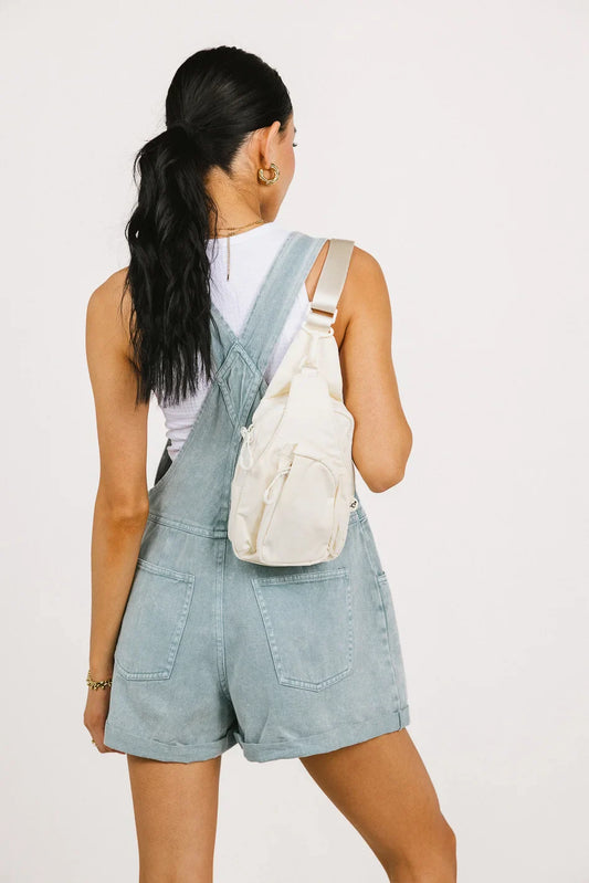 Micah Sling Bag in Ivory - FINAL SALE