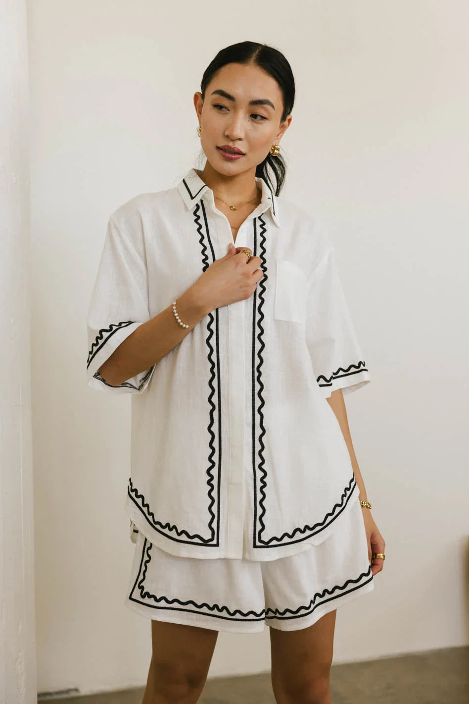 Josie Embroidered Shorts - FINAL SALE