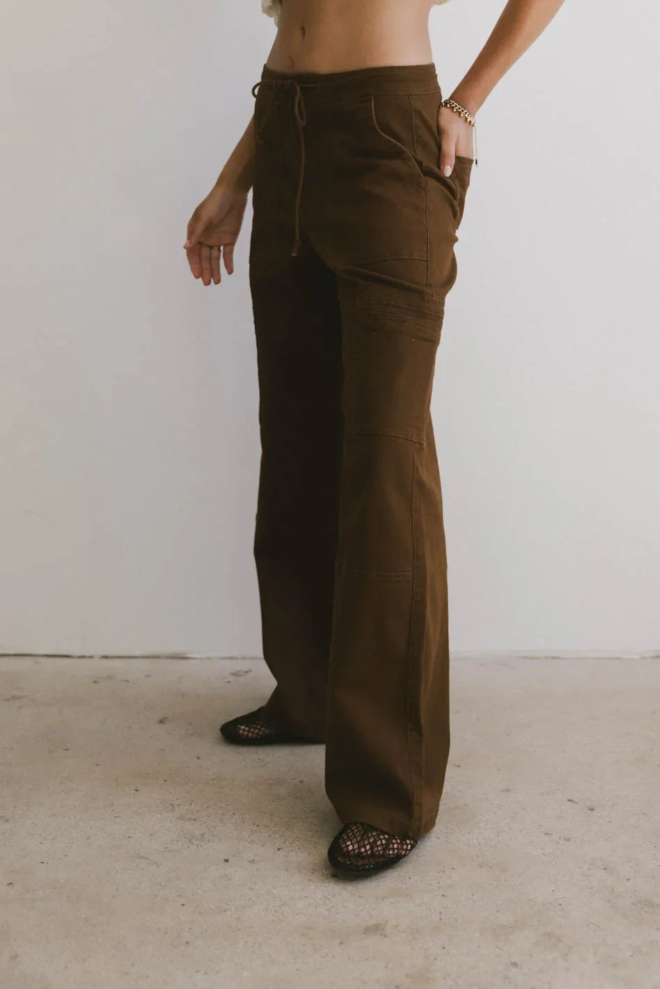 Tandry Cargo Pants in Brown - FINAL SALE