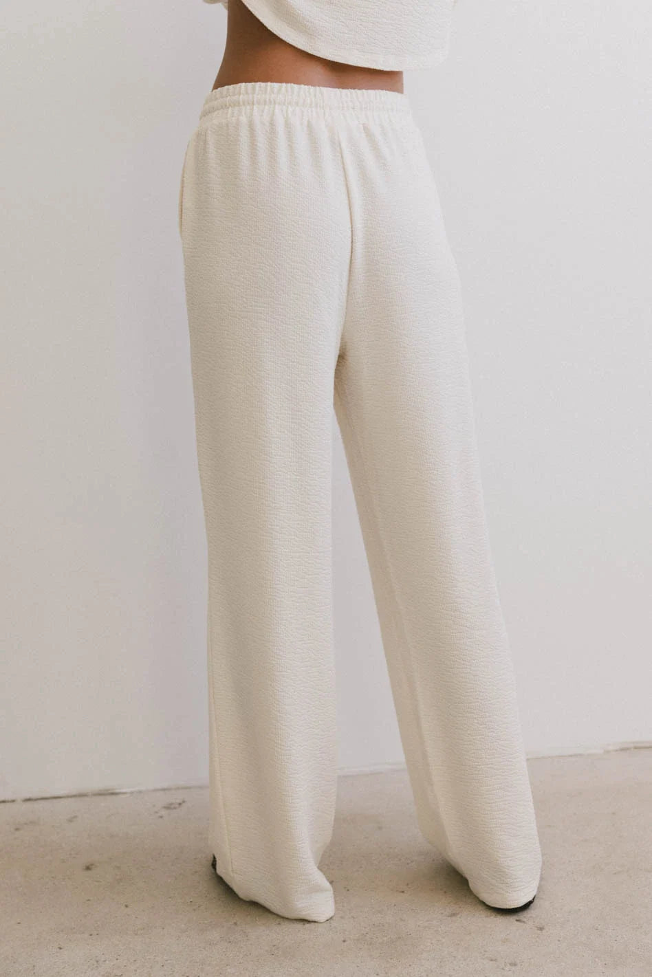 Etta Wide Leg Pants in Beige - FINAL SALE