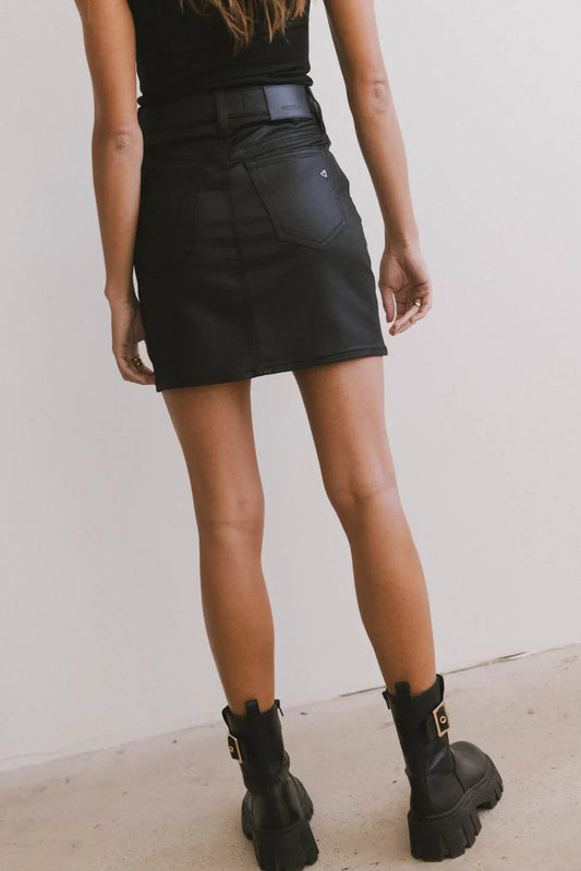 Maddox Coated Denim Mini Skirt - FINAL SALE