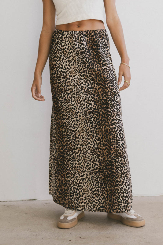 Marlo Leopard Skirt - FINAL SALE