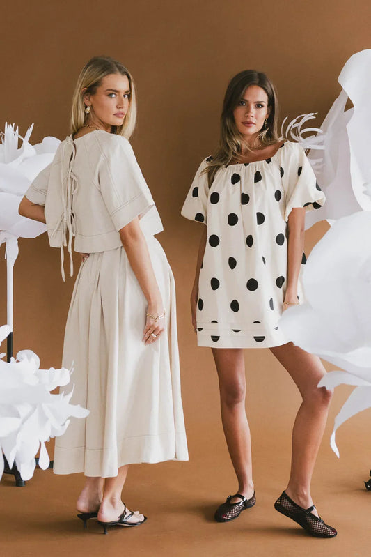 Rhett Polka Dot Babydoll Dress - FINAL SALE