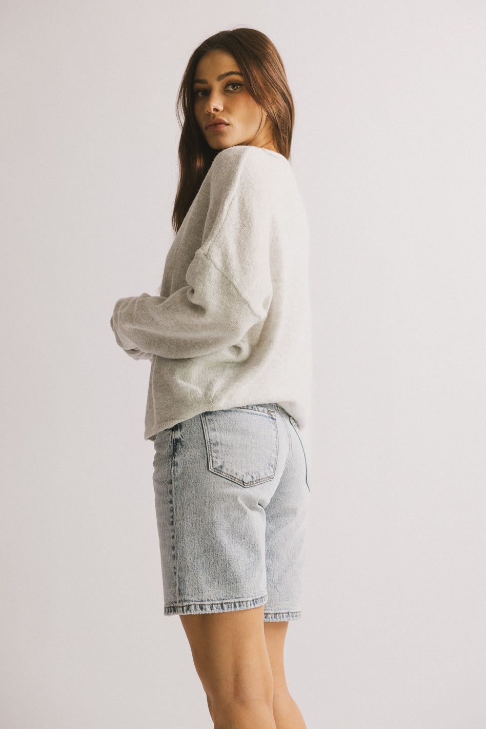 Maci Cardigan in Grey - FINAL SALE