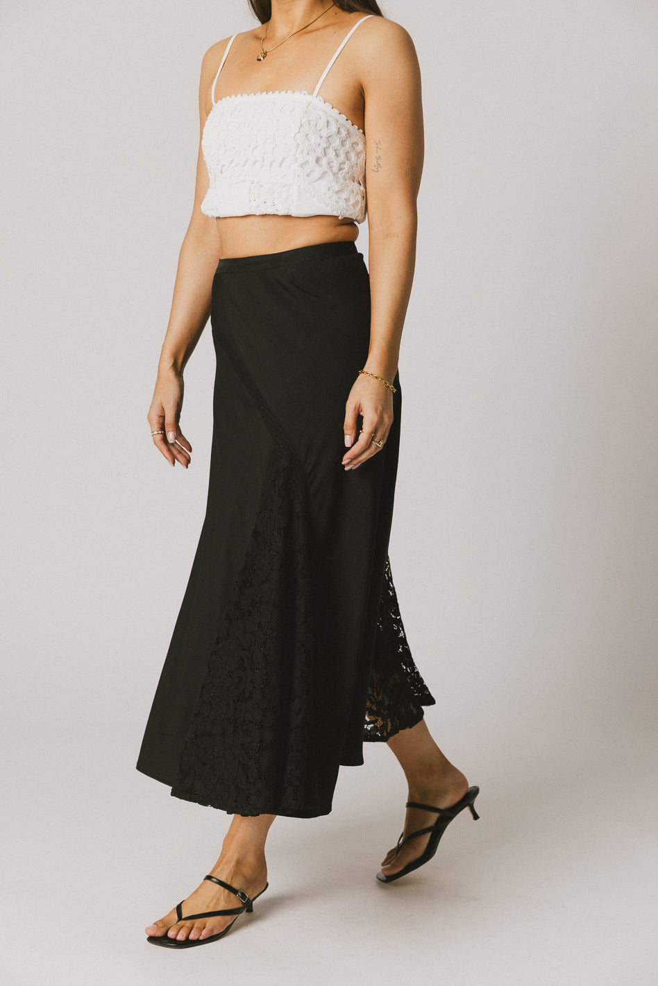 Samantha Maxi Skirt in Black - FINAL SALE