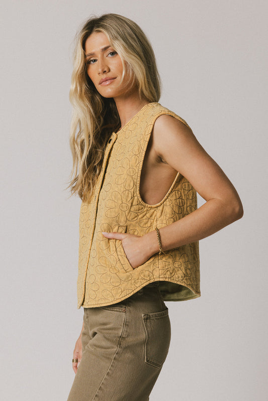 Micki Embroidered Vest - FINAL SALE