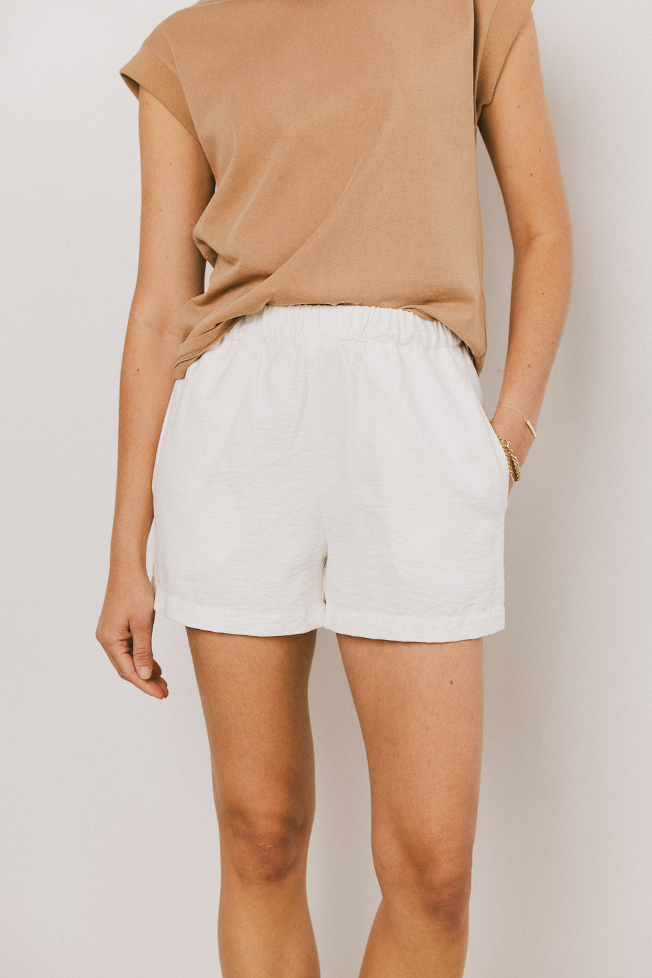 Lena Shorts in Ivory - FINAL SALE