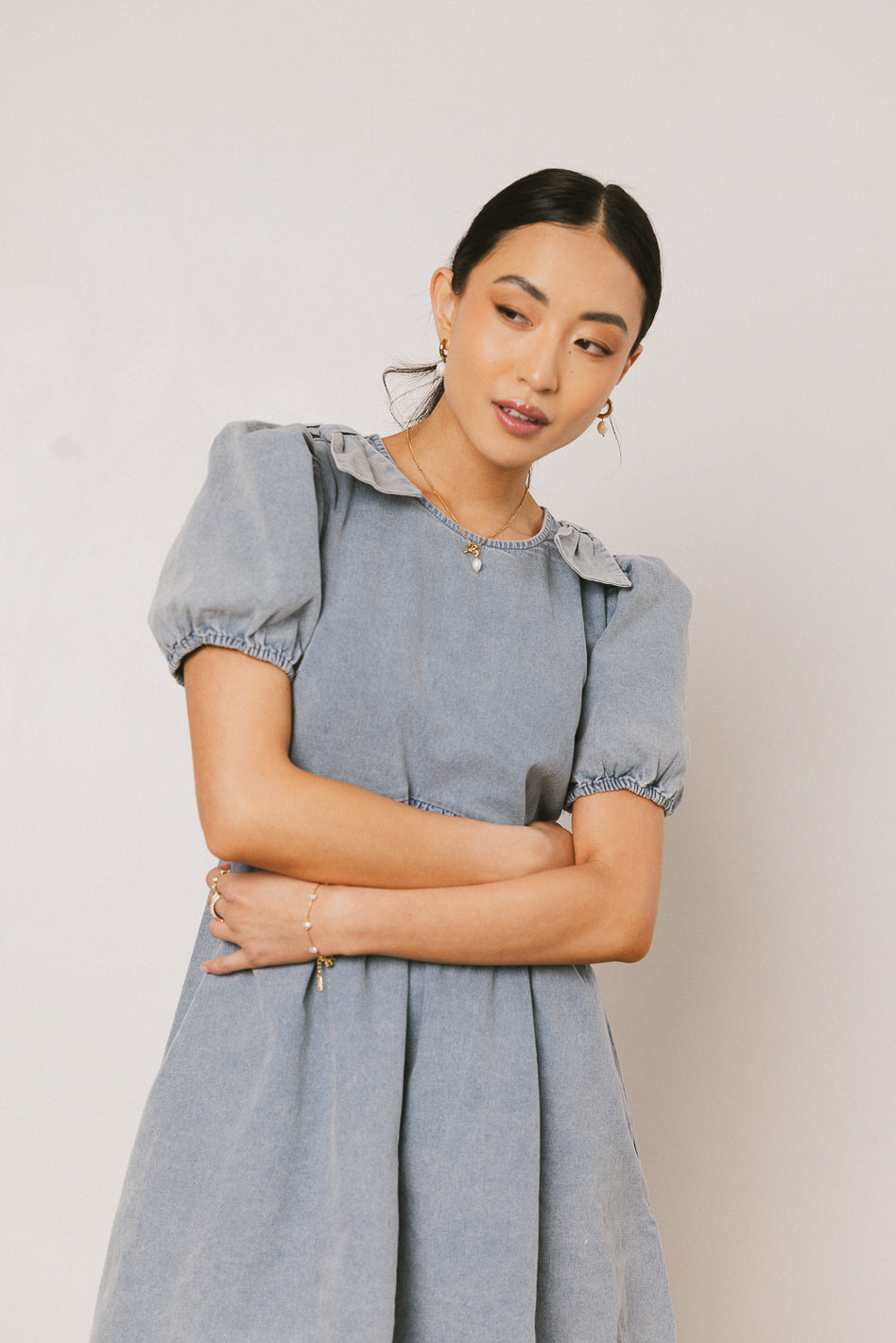 Archer Denim Mini Dress - FINAL SALE