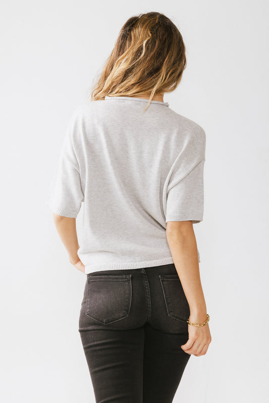 Camila Sweater in Heather Grey