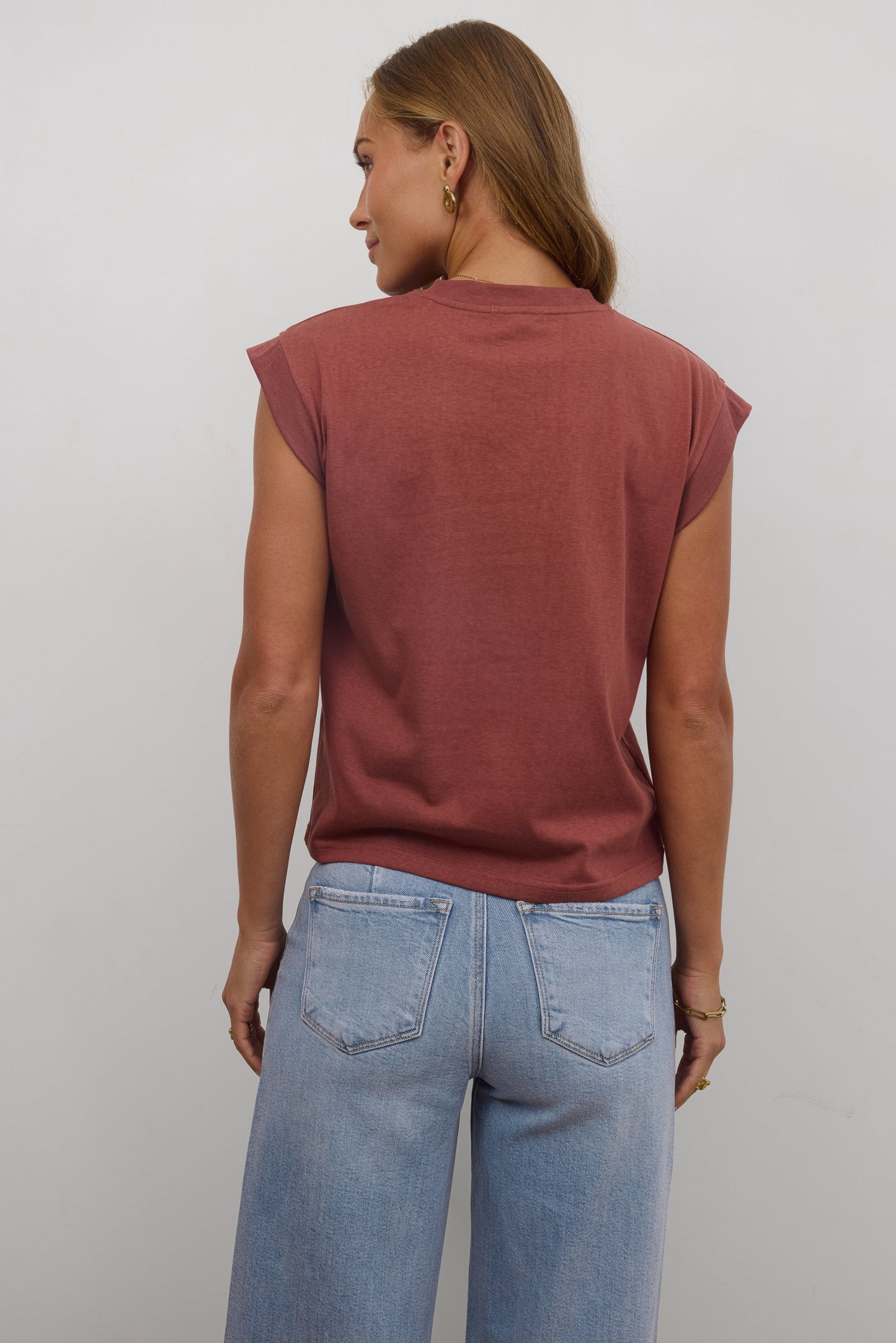 Arlo Top in Brick - FINAL SALE