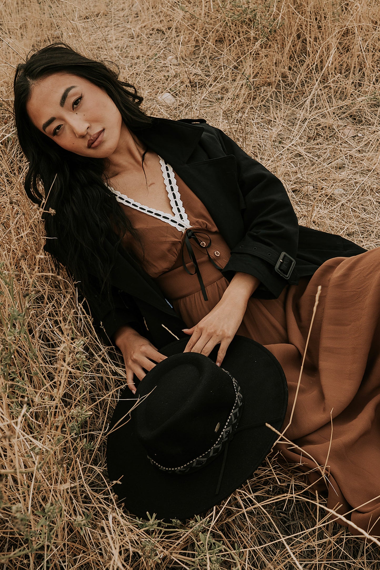 Kaydence Maxi Dress in Brown - FINAL SALE