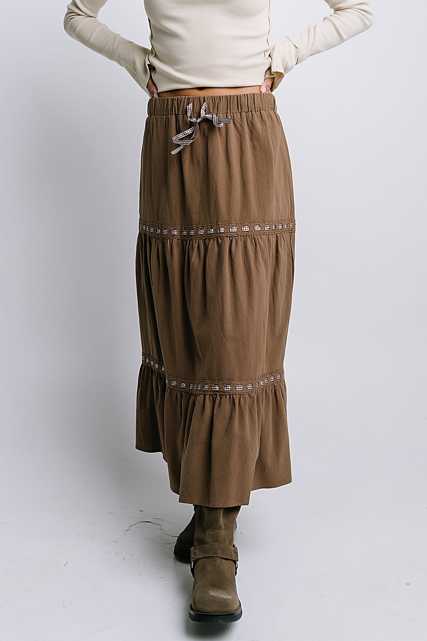 Anika Tiered Maxi Skirt