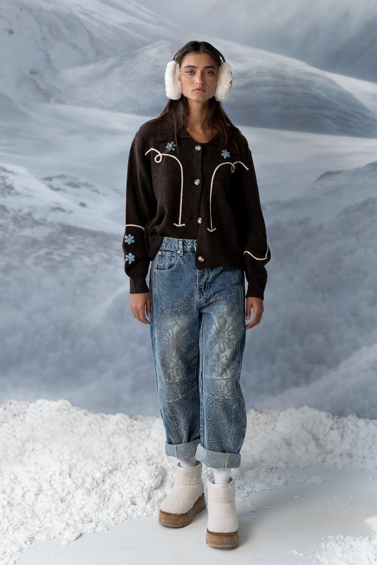 Ramero Embroidered Cardigan - FINAL SALE