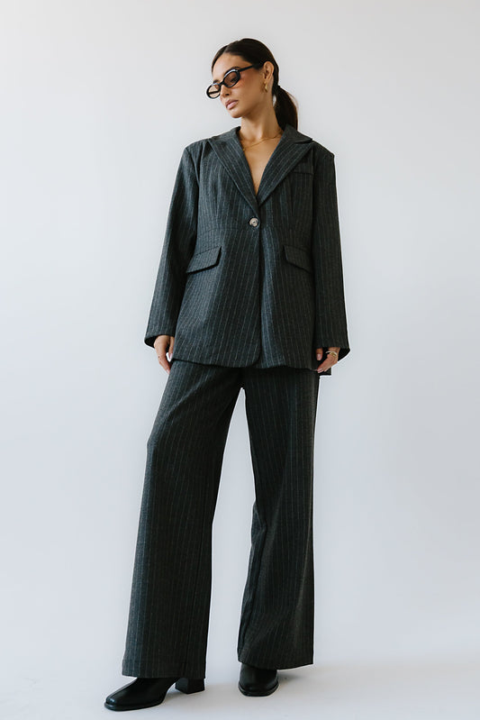 Joey Pinstripe Baggy Pants