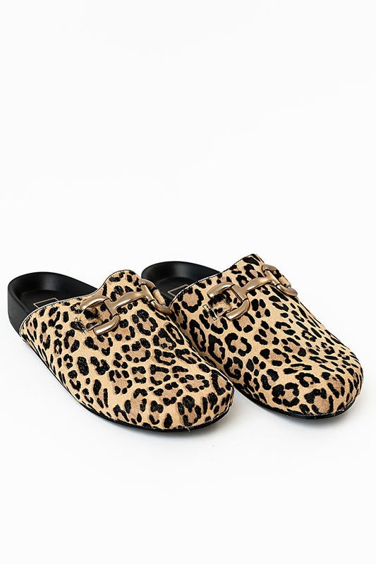 Azalea Clogs in Leopard - FINAL SALE