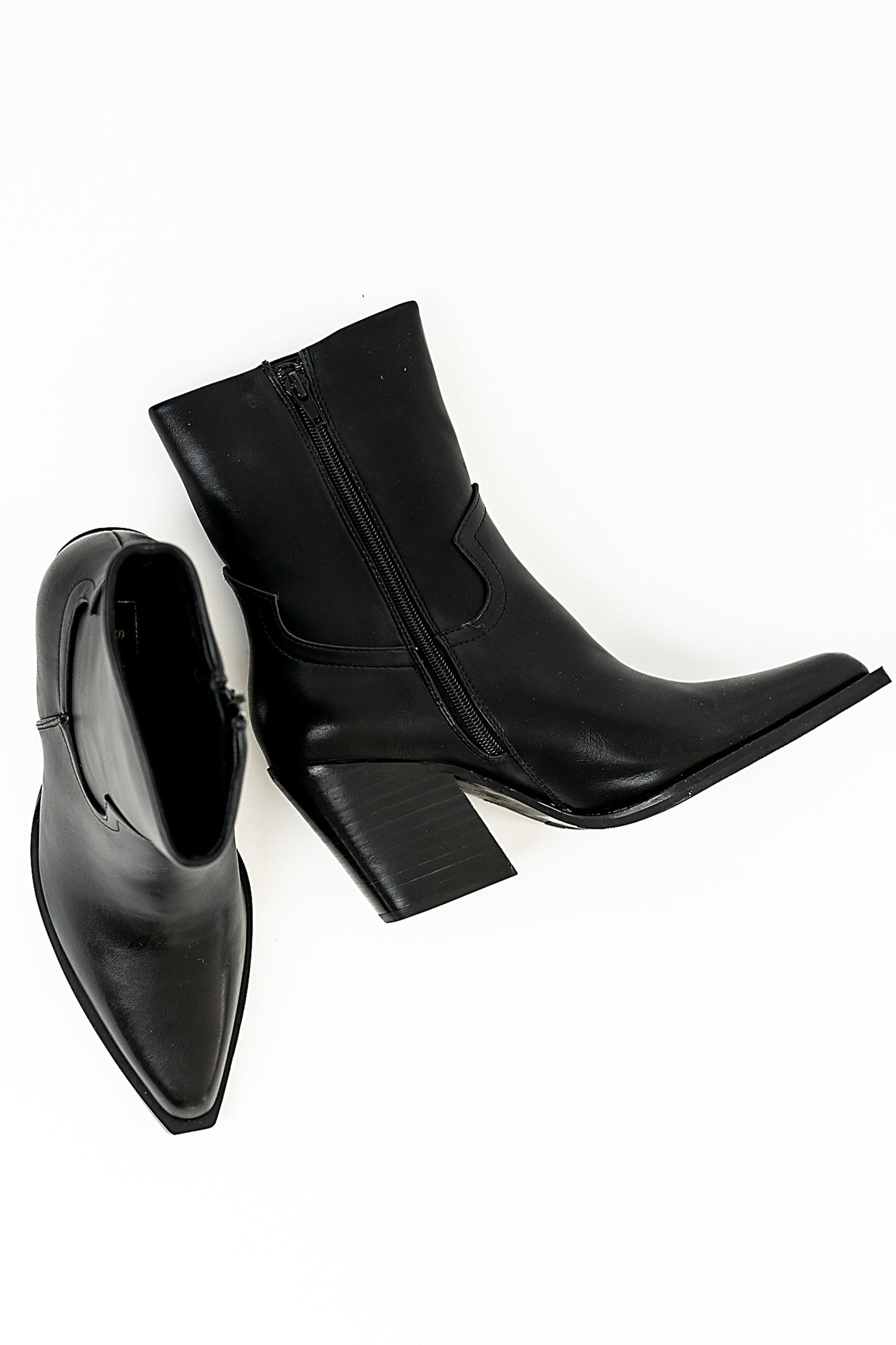 Victoria Angled Heel Boots
