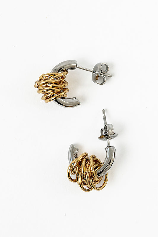Vinny Open Hoop Earrings