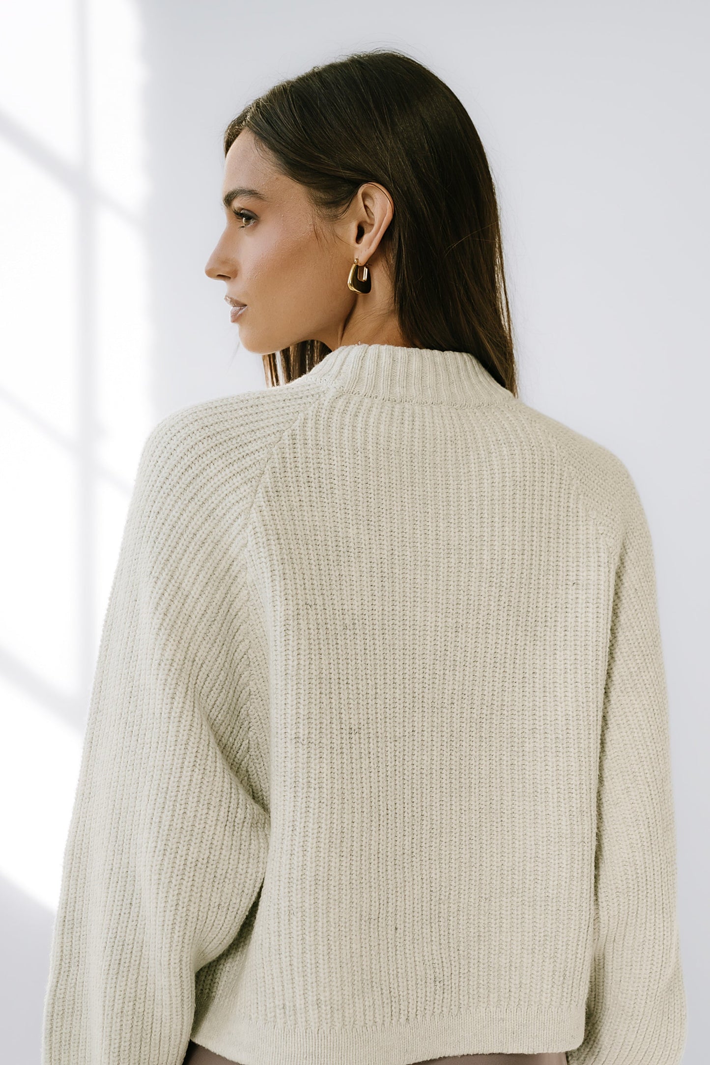 Shayla Knit Sweater in Ivory - FINAL SALE