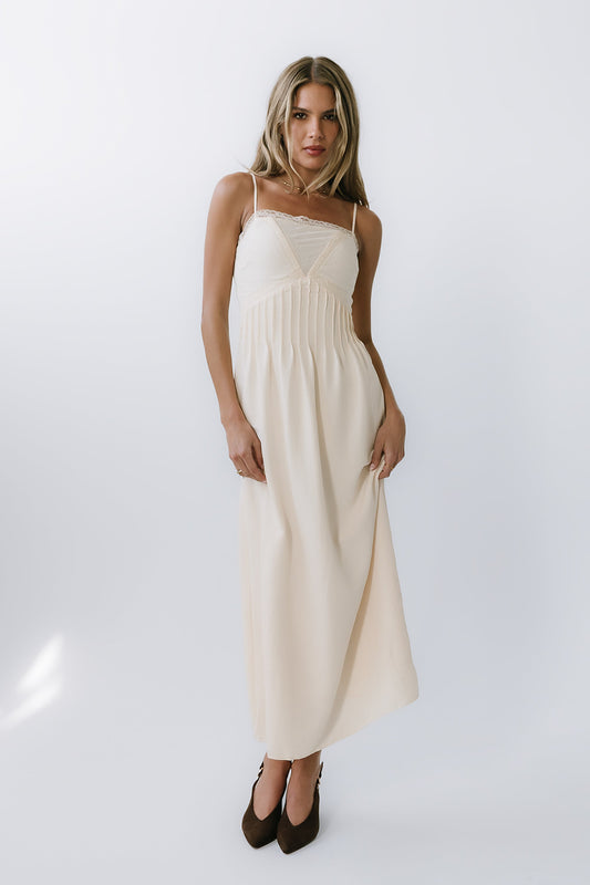 Kera Pleated Maxi Dress - FINAL SALE