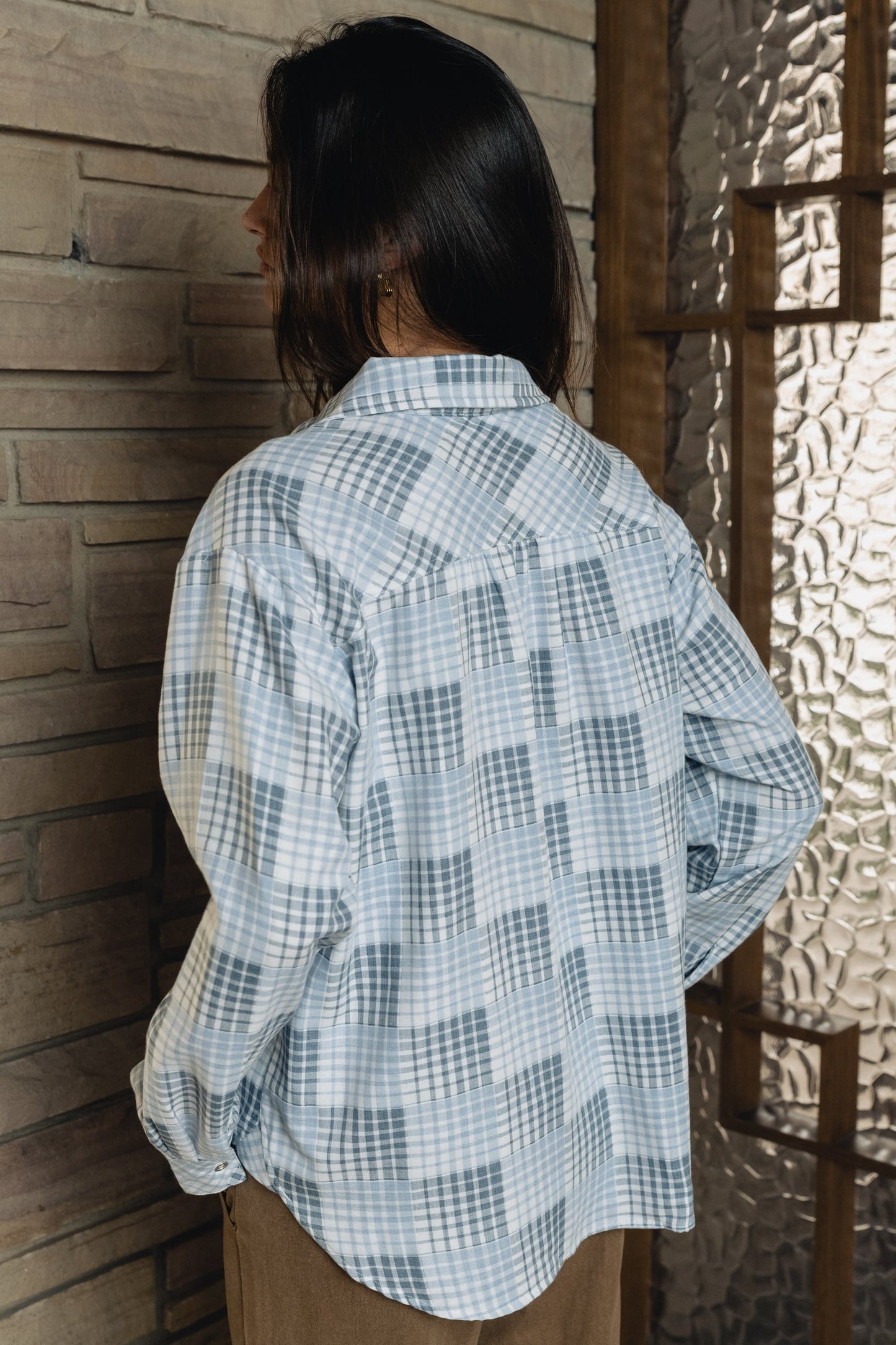 Irene Plaid Button Up