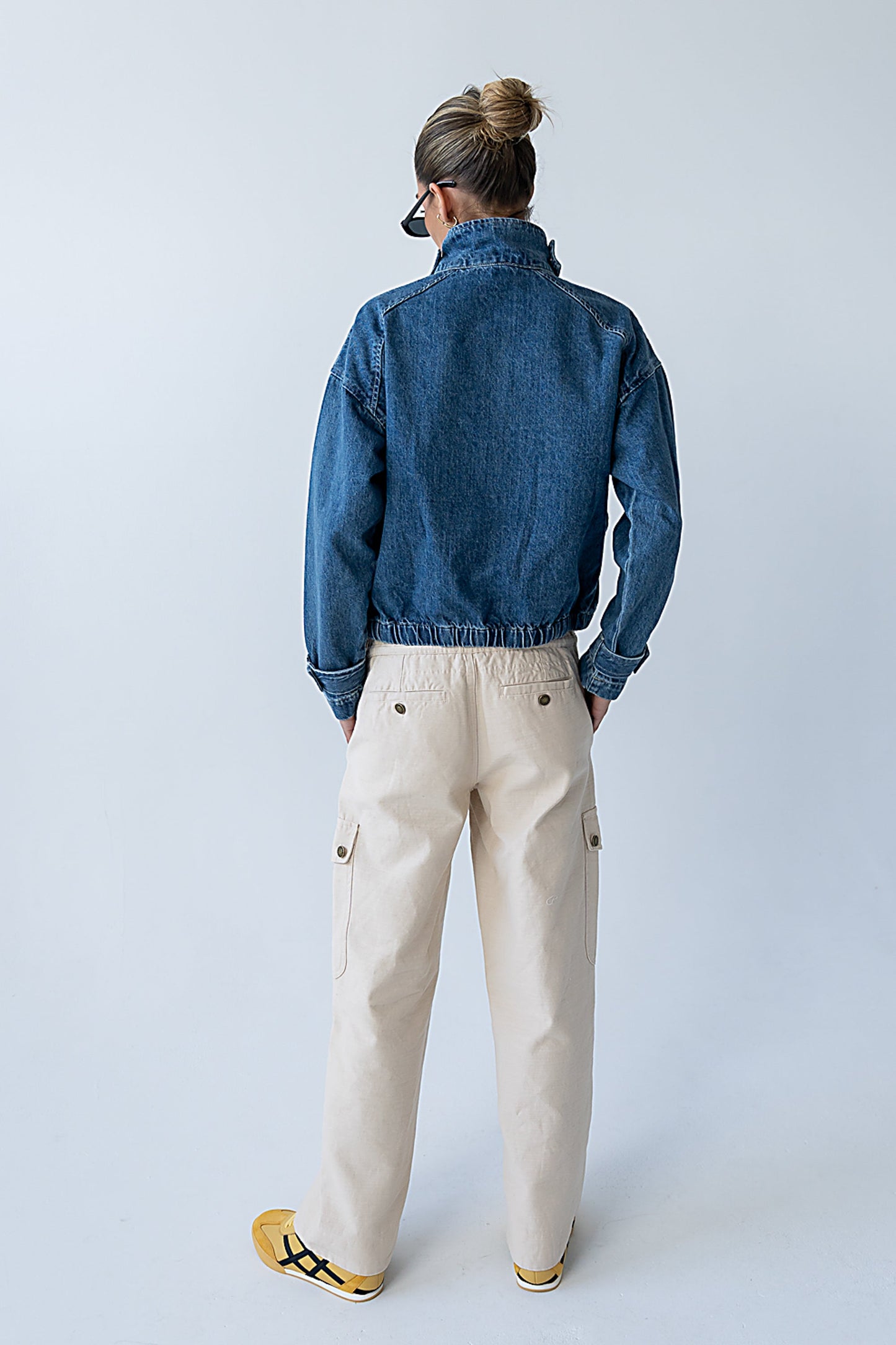 Kirsty Straight Leg Pants in Bone