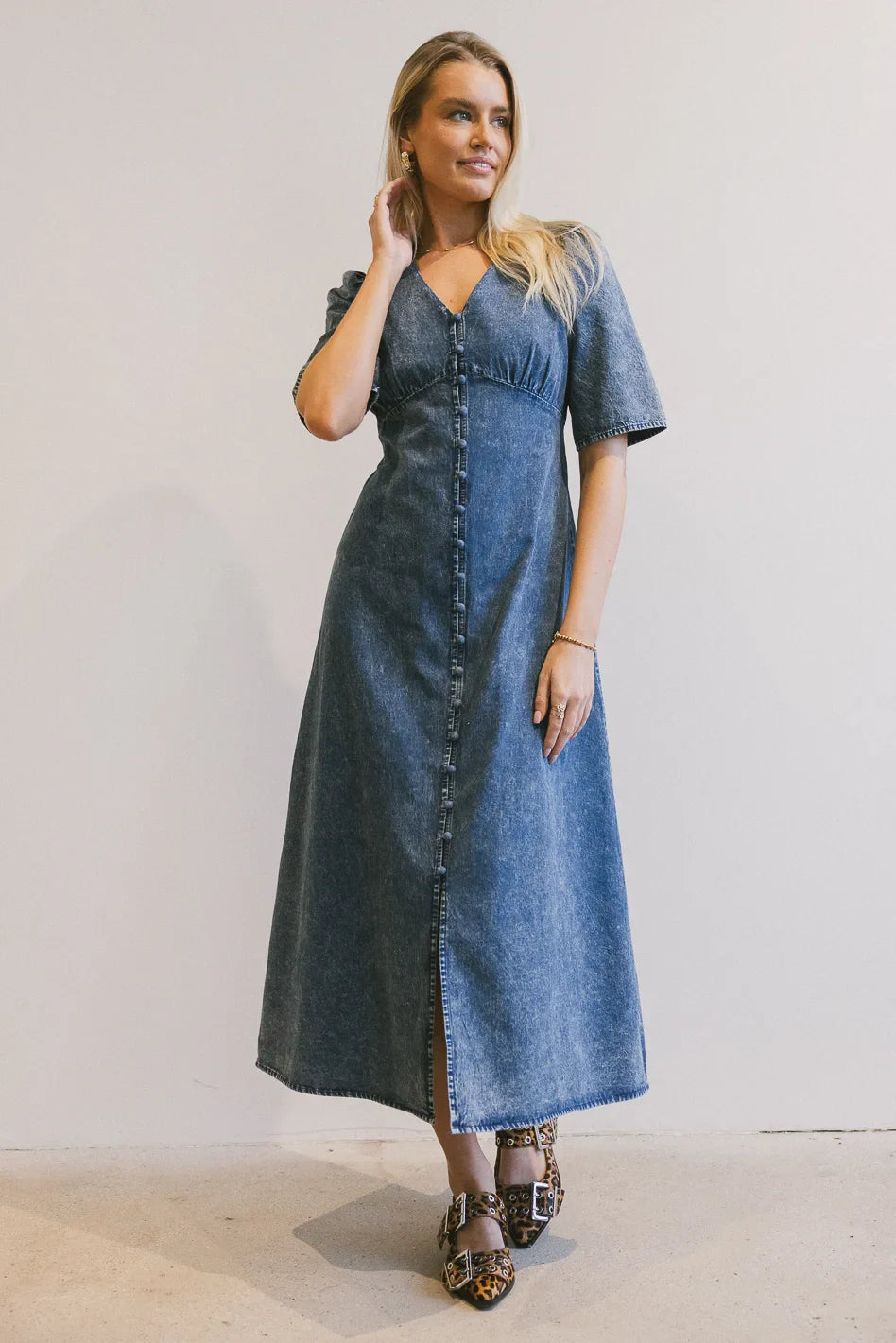 Alayna Button Up Dress - FINAL SALE
