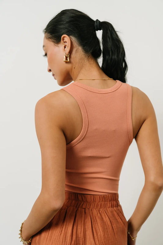 Kendall Tank in Salmon - FINAL SALE