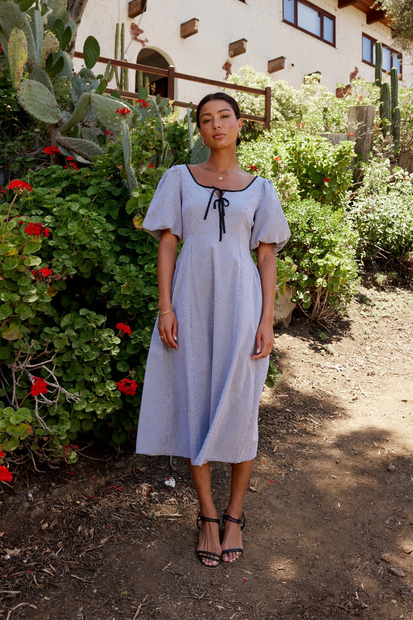 Lilia Gingham Maxi Dress - FINAL SALE