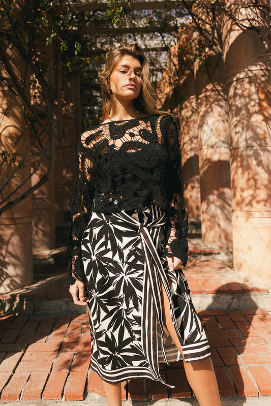 Gabriele Floral Wrap Skirt - FINAL SALE