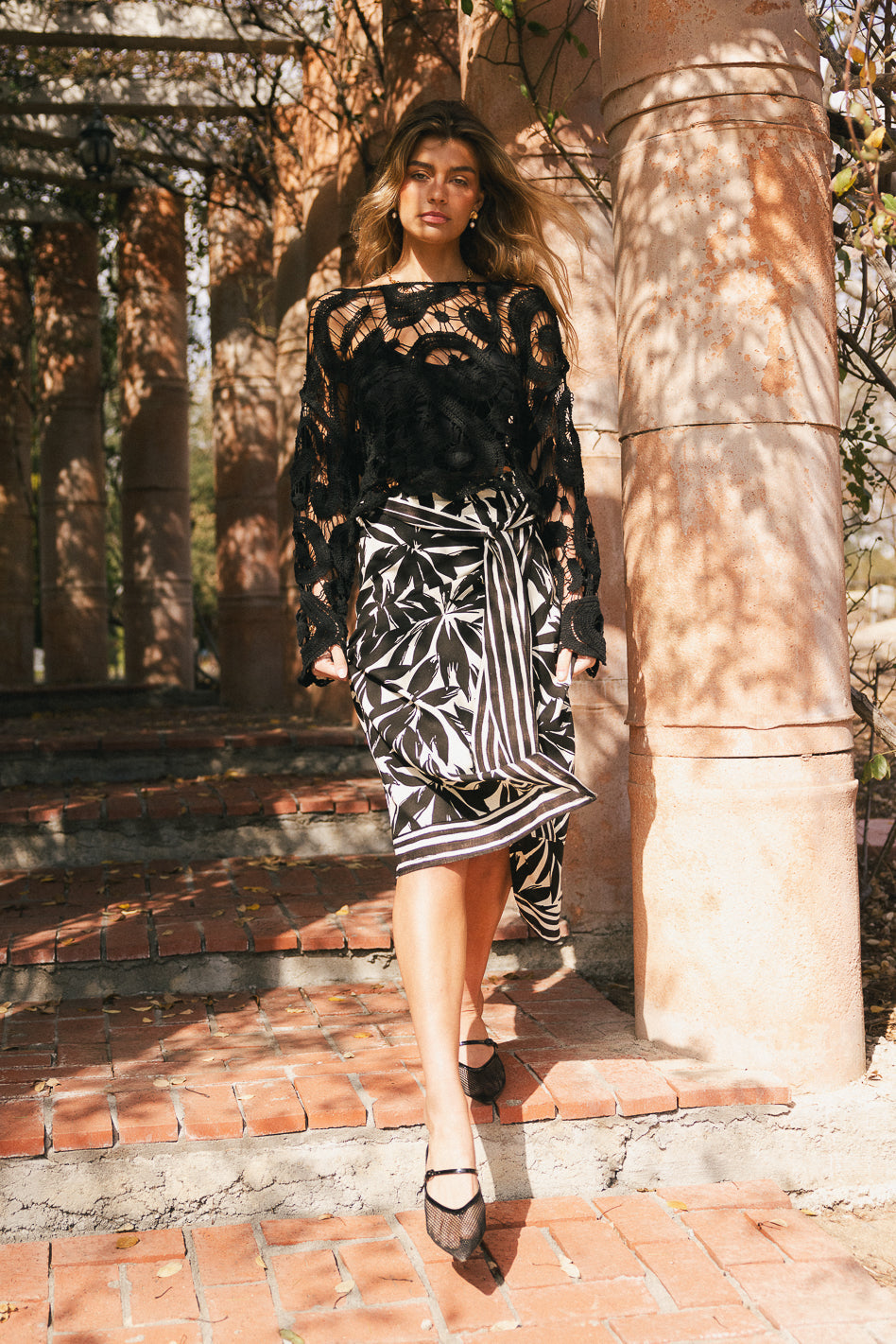 Gabriele Floral Wrap Skirt - FINAL SALE