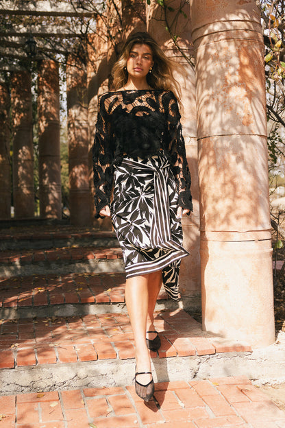 Gabriele Floral Wrap Skirt - FINAL SALE