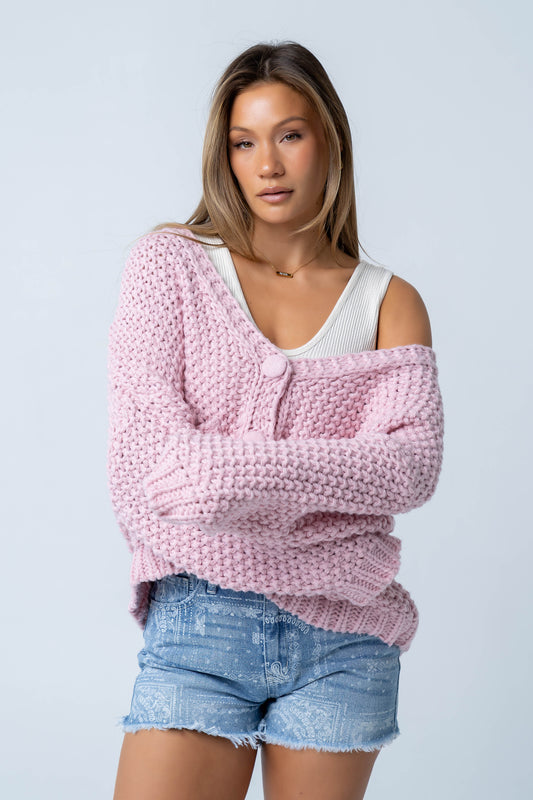 Rita Oversized Knit Cardigan