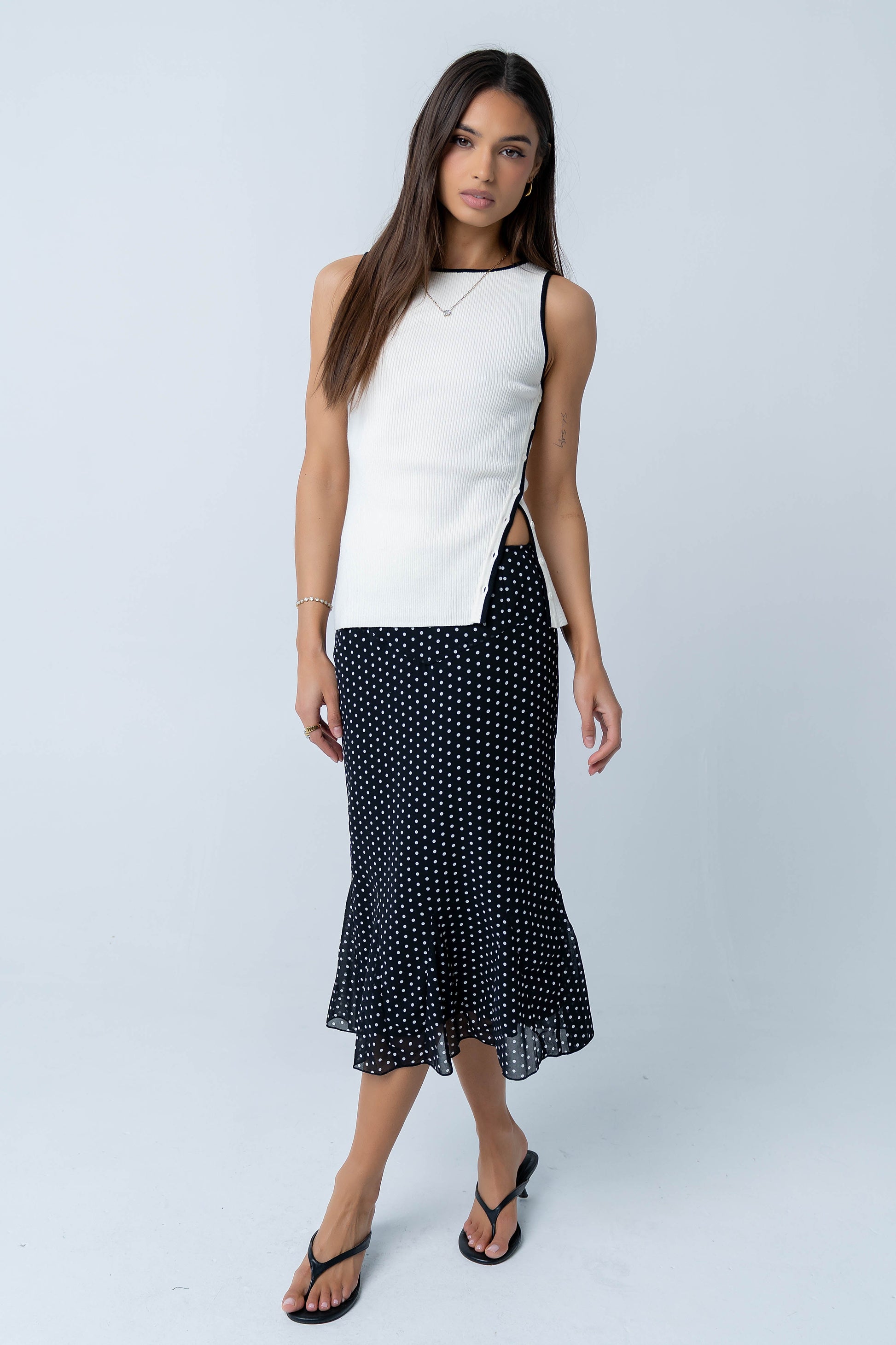 Katia Contrast Tank Top
