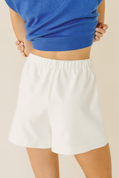 Starla Shorts in White - FINAL SALE