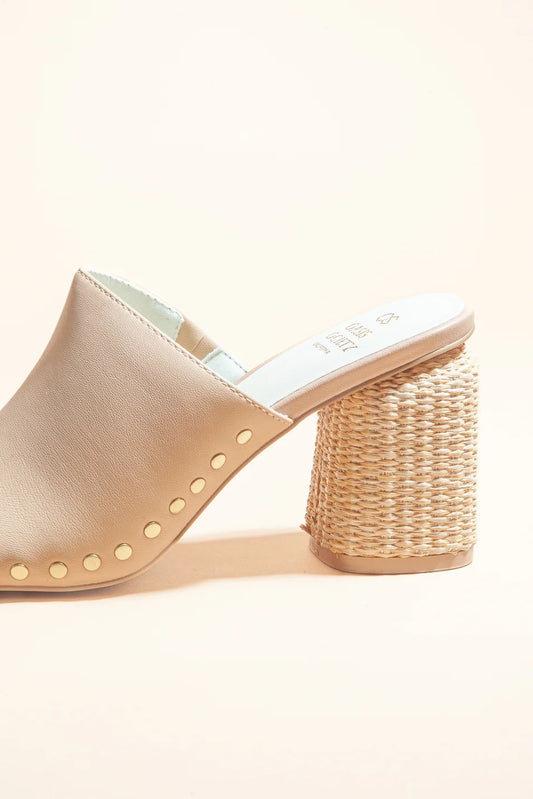 Serena Heels in Nude - FINAL SALE