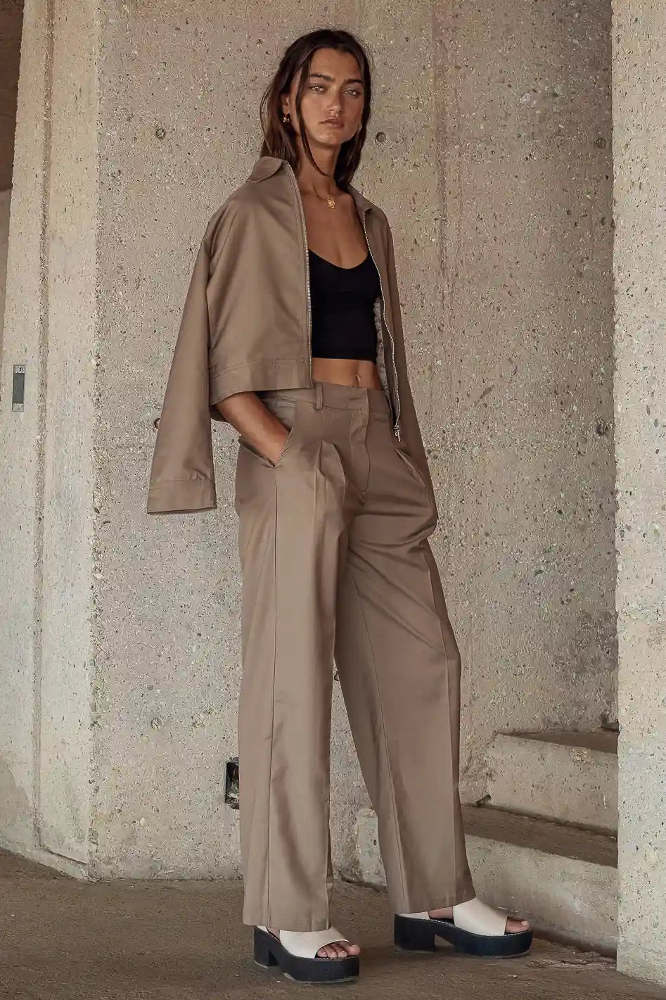 Marissa Collared Jacket - FINAL SALE