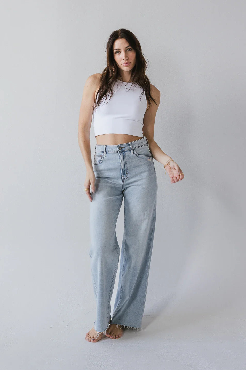 Riley Dad Jeans in Light Wash - FINAL SALE