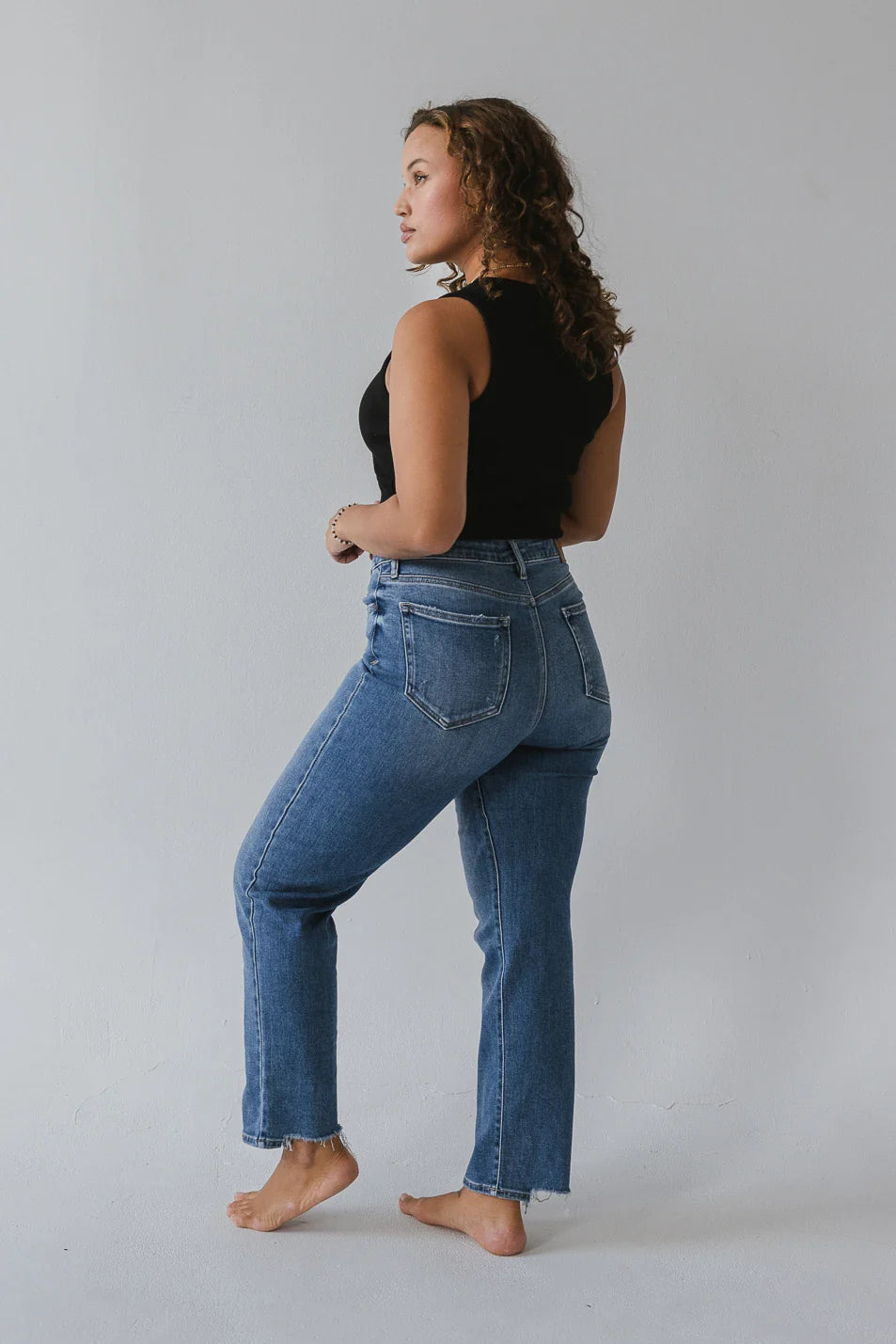 Ellery Straight Leg Jeans in Medium Wash - FINAL SALE