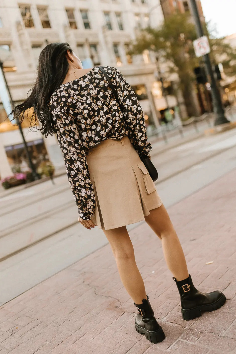 Sora Utility Skirt in Khaki - FINAL SALE