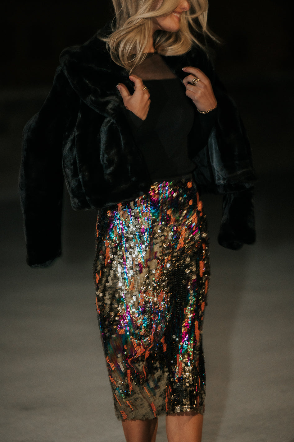 Layla Sequin Skirt - FINAL SALE