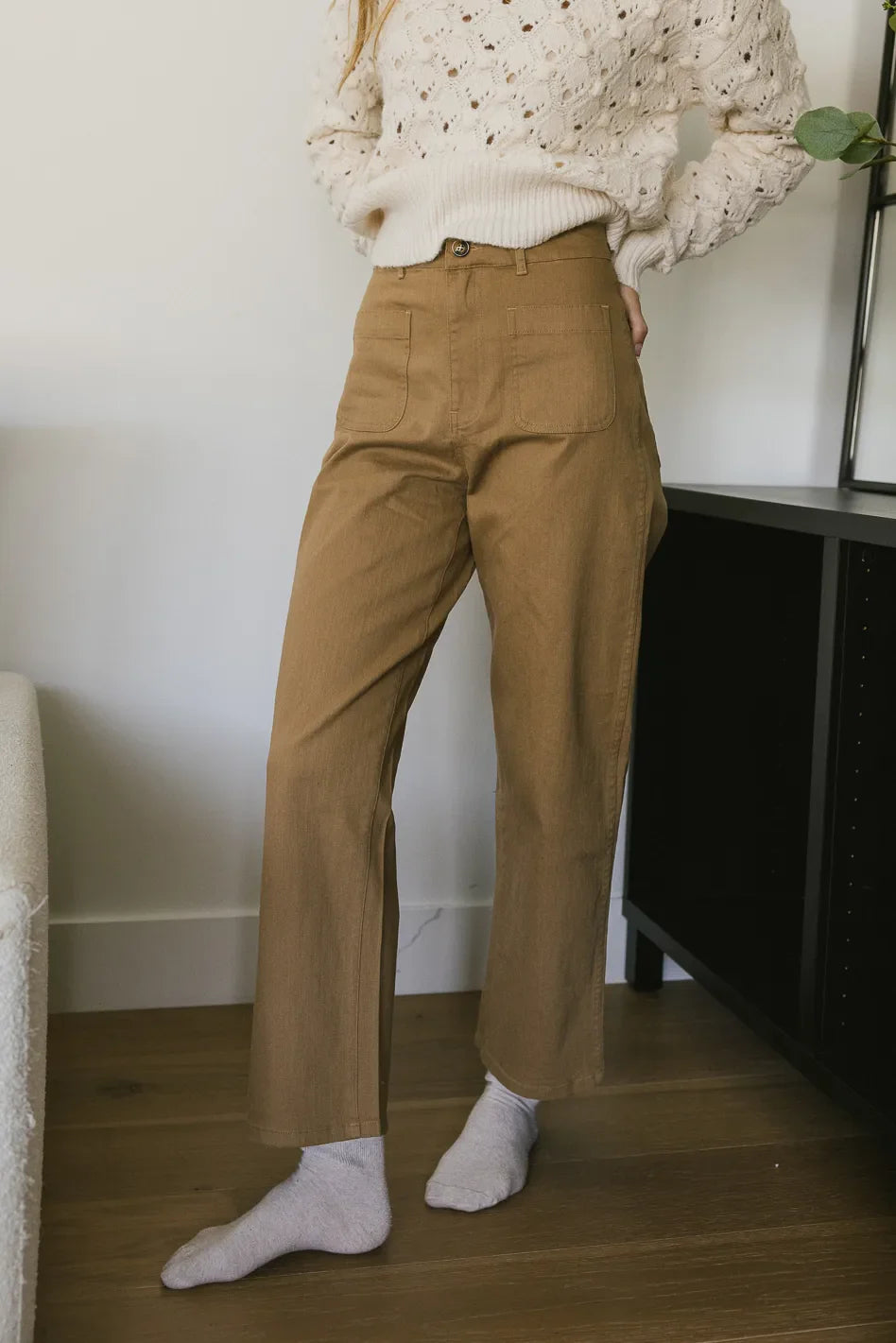 Magnolia Straight Leg Pants in Tan - FINAL SALE