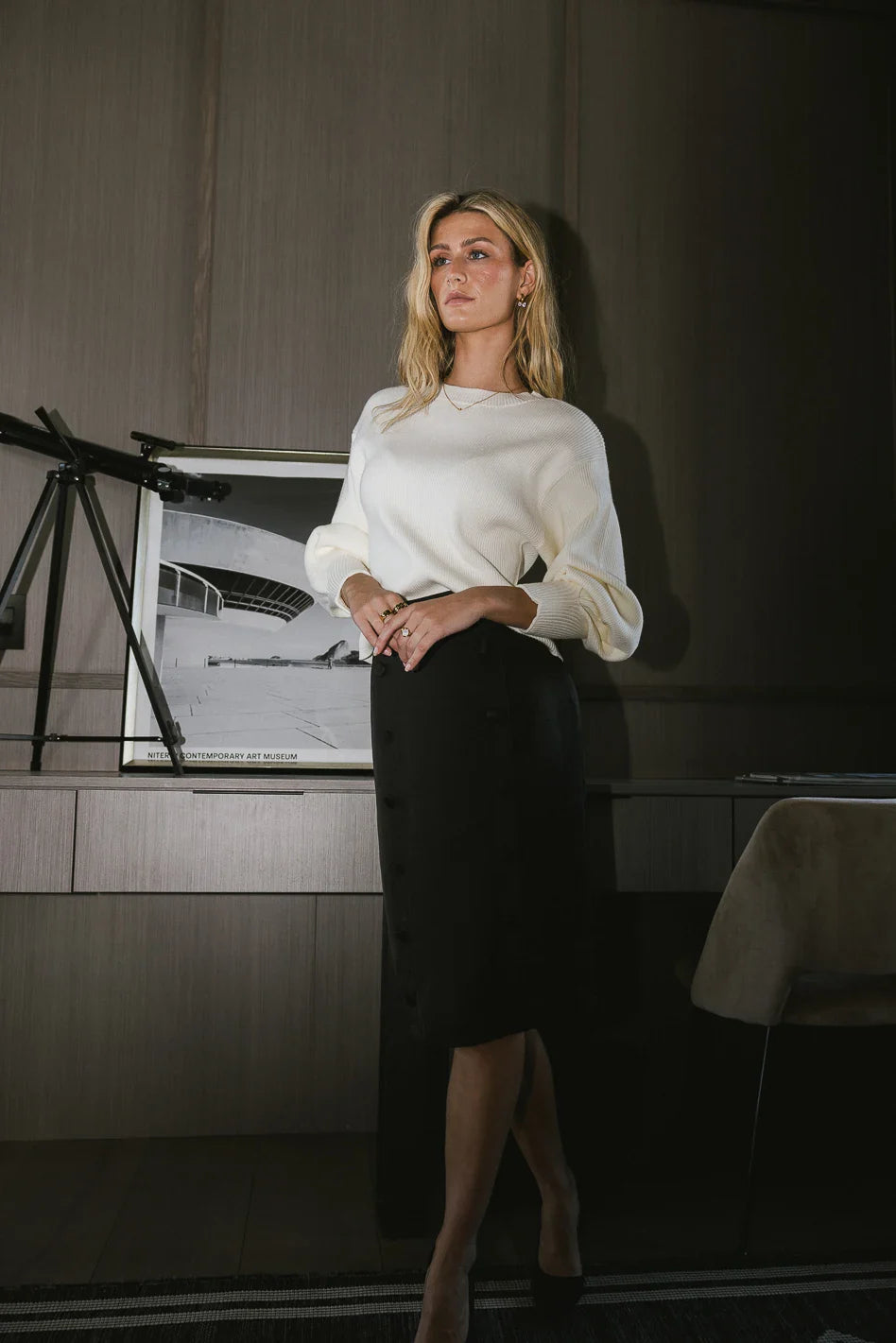 Elizabeth Skirt in Black - FINAL SALE