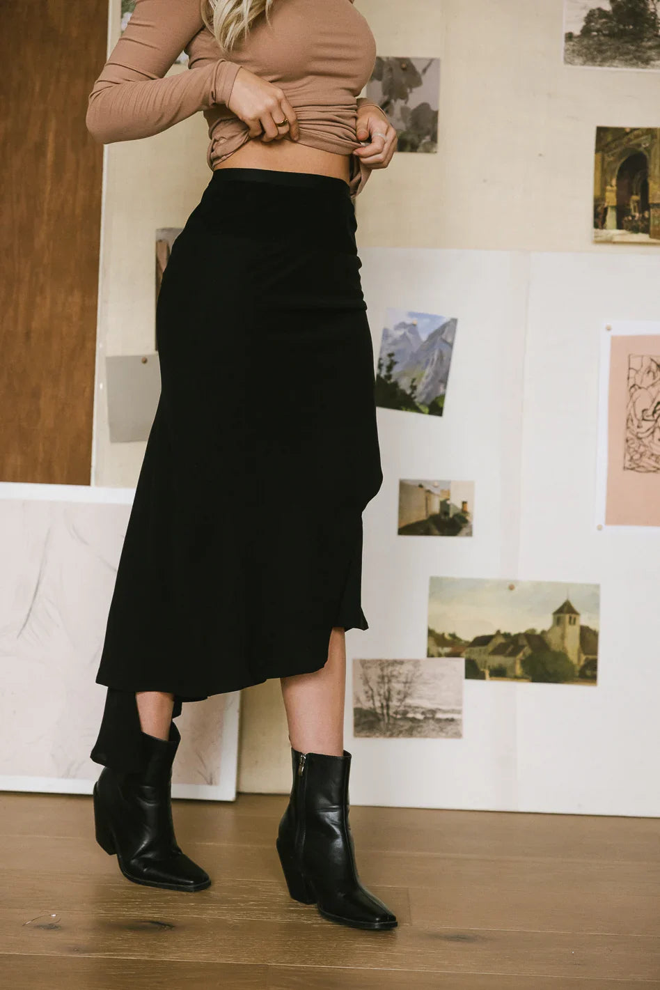 Nora Asymmetrical Skirt - FINAL SALE