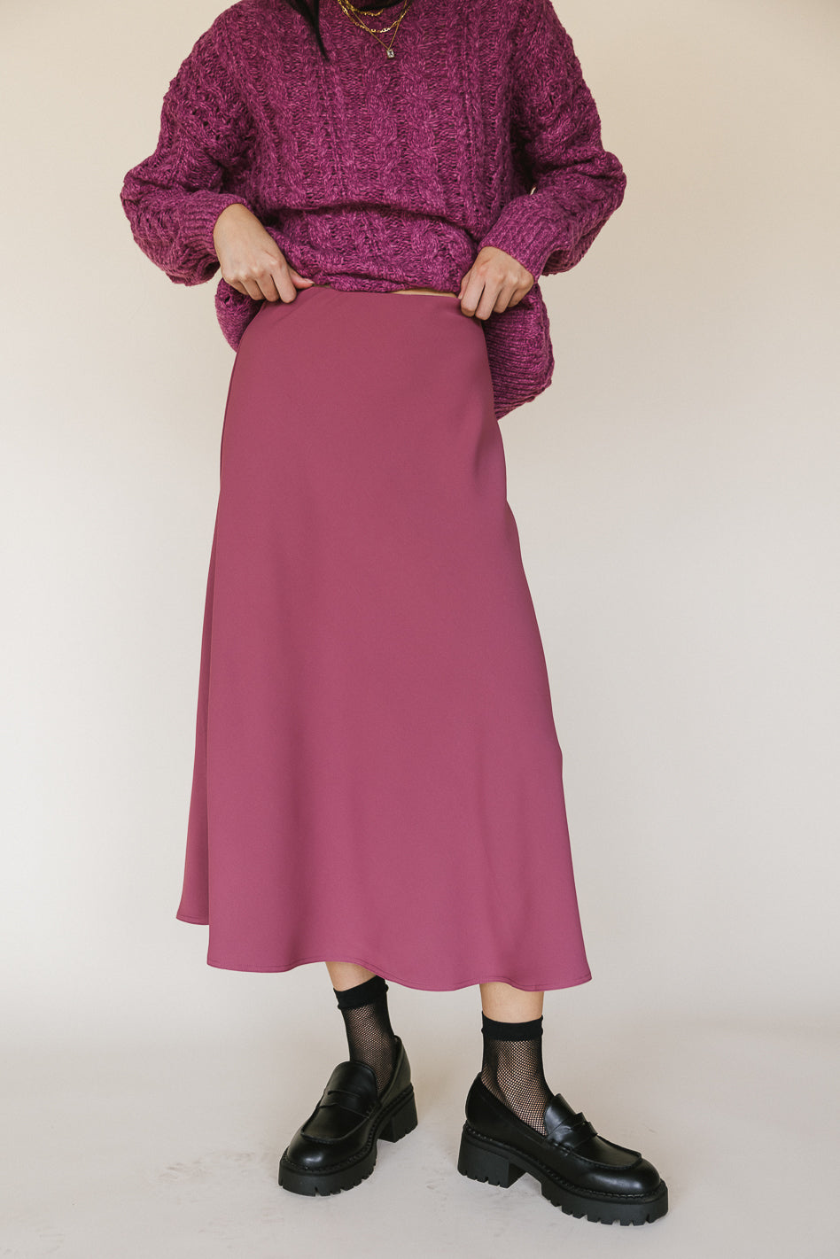 Kamila Skirt in Mauve - FINAL SALE