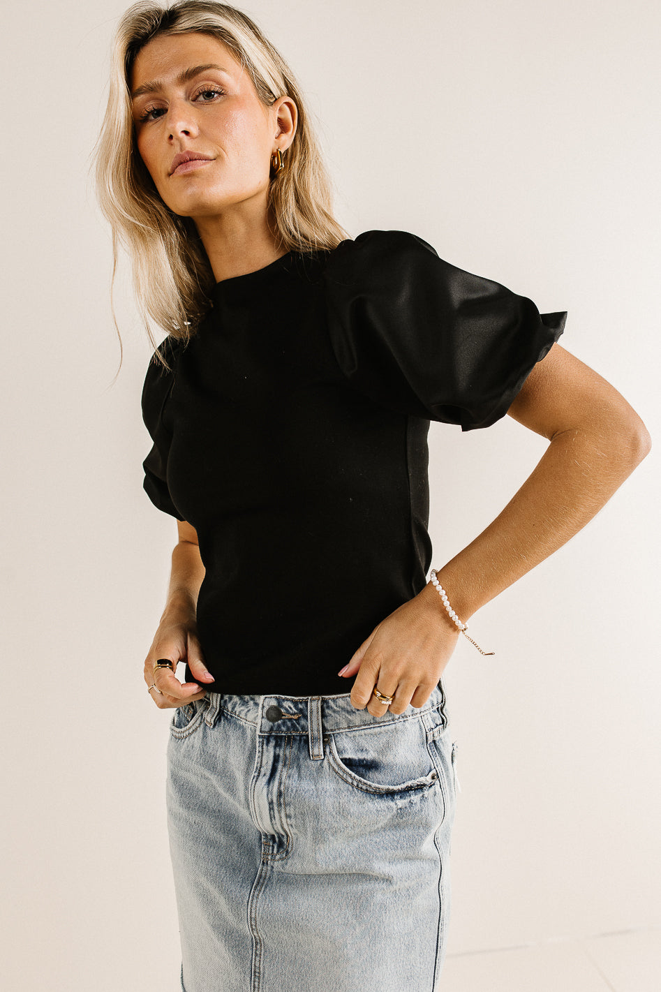 Octavia Top in Black - FINAL SALE