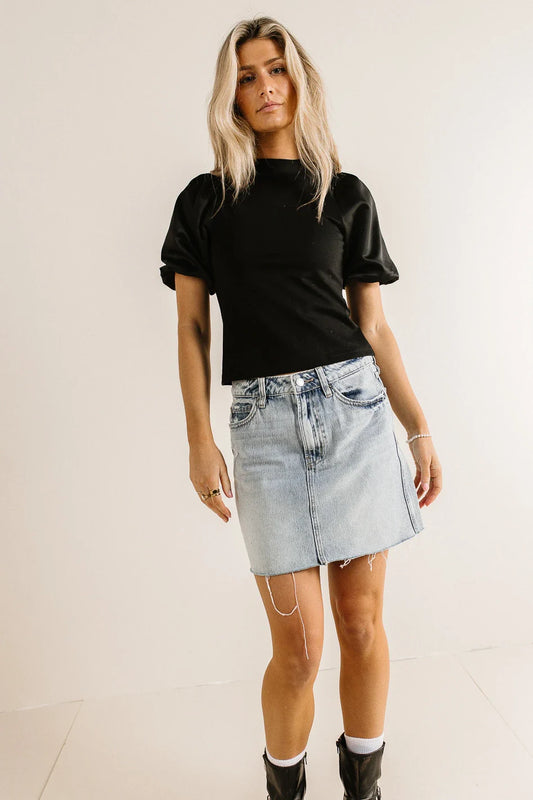 Octavia Top in Black - FINAL SALE