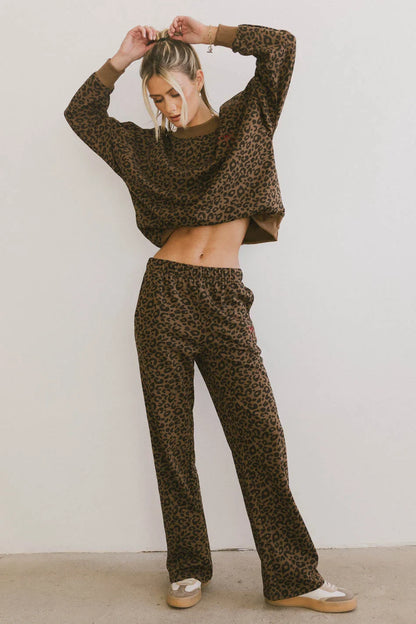 Tessa Leopard Sweatpants - FINAL SALE