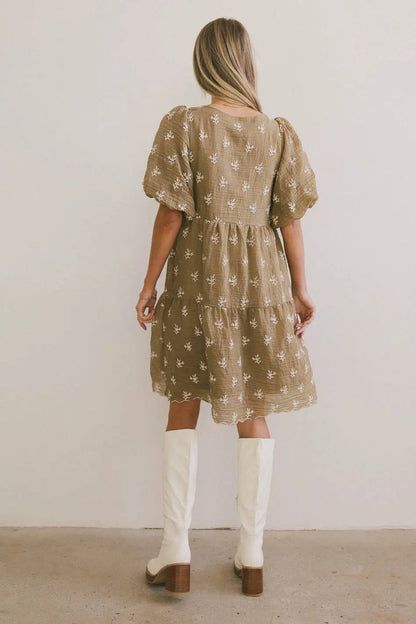 Marco Embroidered Mini Dress - FINAL SALE